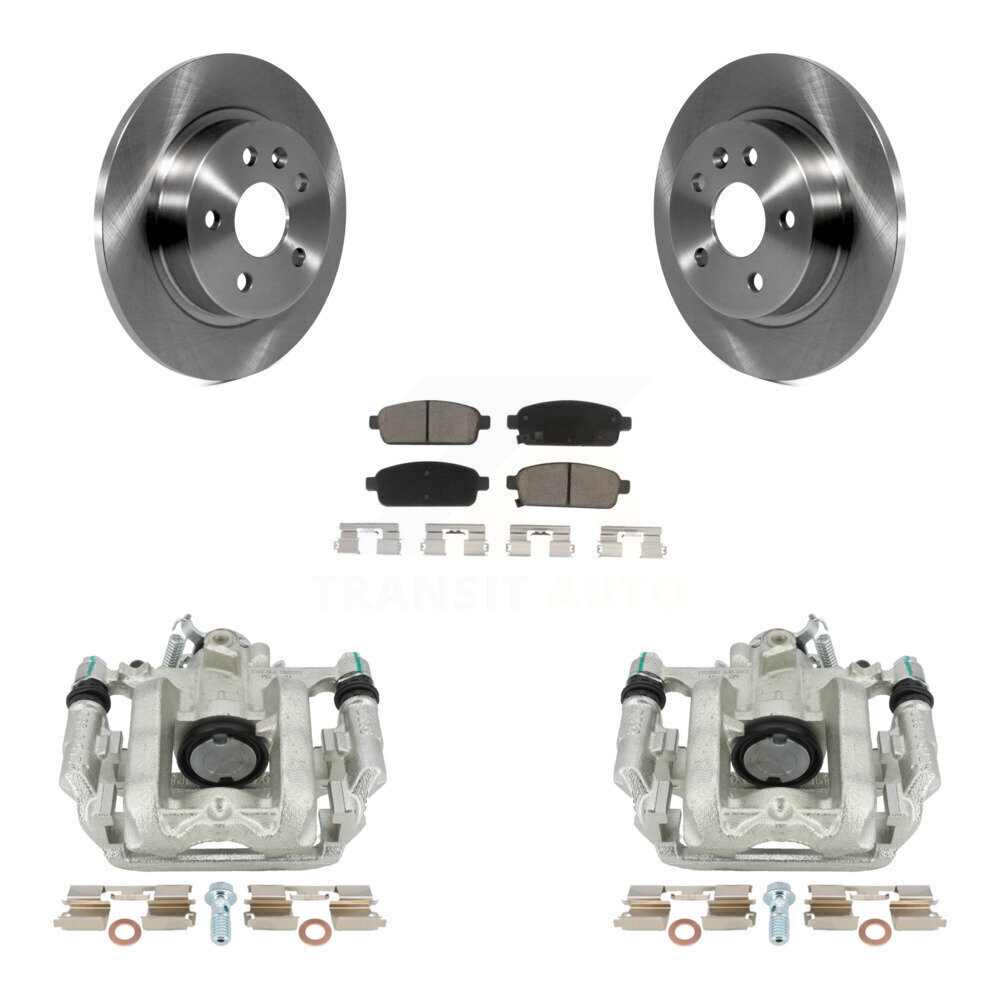 Rear Disc Brake Caliper Rotors And Ceramic Pads Kit For Chevrolet Cruze Limited KC8-100402C