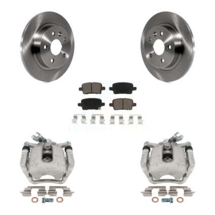 Rear Disc Brake Caliper Rotors And Ceramic Pads Kit For Chevrolet Cruze KC8-100437C