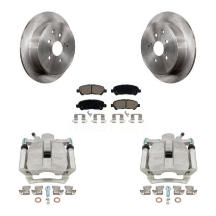 Rear Disc Brake Caliper Rotors And Ceramic Pads Kit For Toyota Highlander KC8-100441C