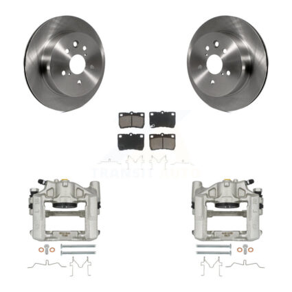 Rear Disc Brake Caliper Rotors And Ceramic Pads Kit For Lexus IS250 GS300 KC8-100442C