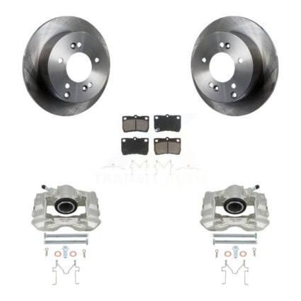 Rear Disc Brake Caliper Rotors And Ceramic Pads Kit For Lexus IS250 KC8-100443C