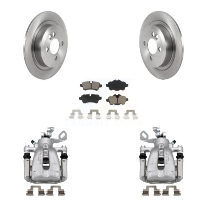 Rear Disc Brake Caliper Rotors And Ceramic Pads Kit For Mini Cooper KC8-100447C
