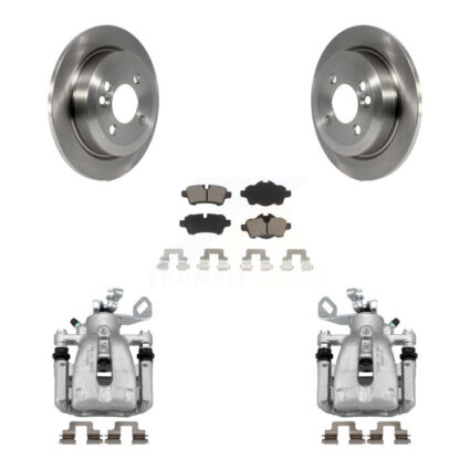 Rear Disc Brake Caliper Rotors And Ceramic Pads Kit For Mini Cooper KC8-100448C