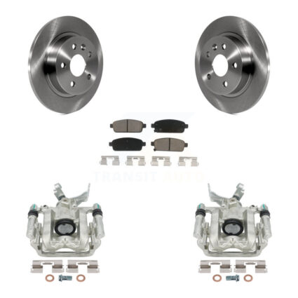 Rear Disc Brake Caliper Rotors And Ceramic Pad Kit For Chevrolet Trax Buick Encore Sonic KC8-100463C
