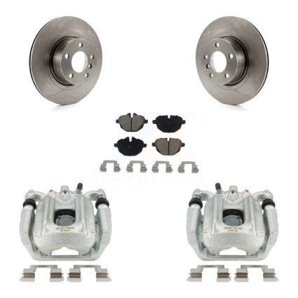 Rear Disc Brake Caliper Rotors And Ceramic Pads Kit For BMW X3 X4 KC8-100513C