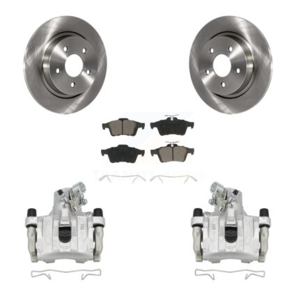 Rear Disc Brake Caliper Rotors And Ceramic Pads Kit For Volvo S40 C30 V50 C70 KC8-100620C