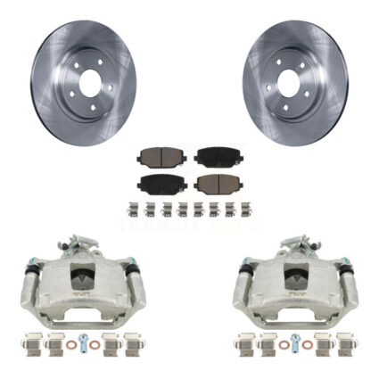 Rear Disc Brake Caliper Rotors And Ceramic Pads Kit For Dodge Grand Caravan KC8-100624C