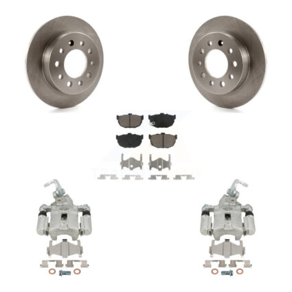 Rear Disc Brake Caliper Rotors And Ceramic Pads Kit For Hyundai Tiburon KC8-100638C