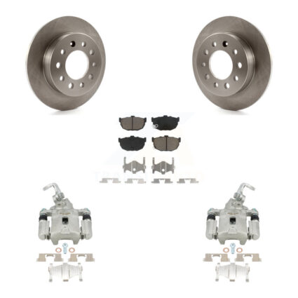 Rear Disc Brake Caliper Rotors And Ceramic Pads Kit For Hyundai Tiburon KC8-100639C