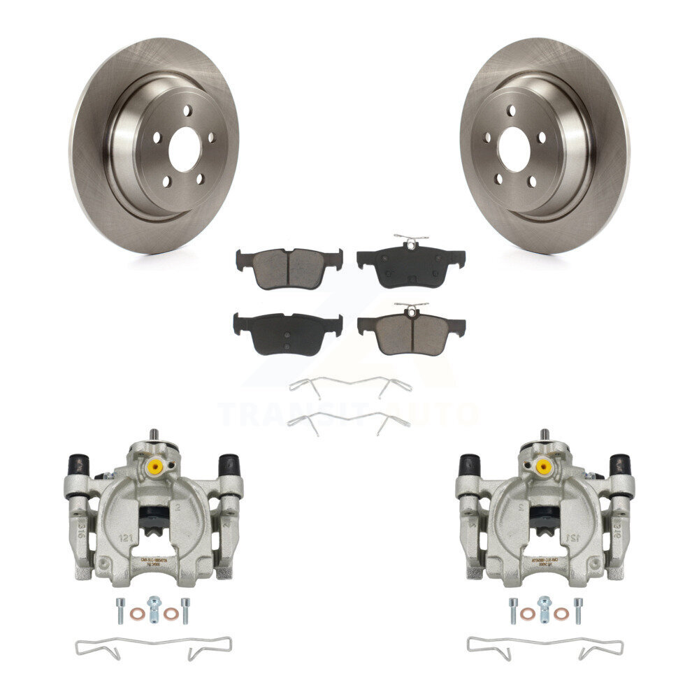 Rear Disc Brake Caliper Rotor And Ceramic Pad Kit For Ford Edge Lincoln MKX Nautilus MKZ KC8-100667C
