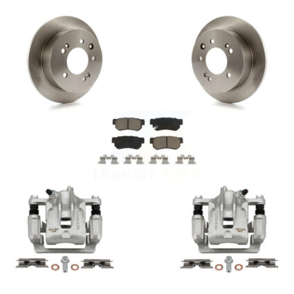 Rear Disc Brake Caliper Rotors And Ceramic Pads Kit For Hyundai Elantra KC8-100680C