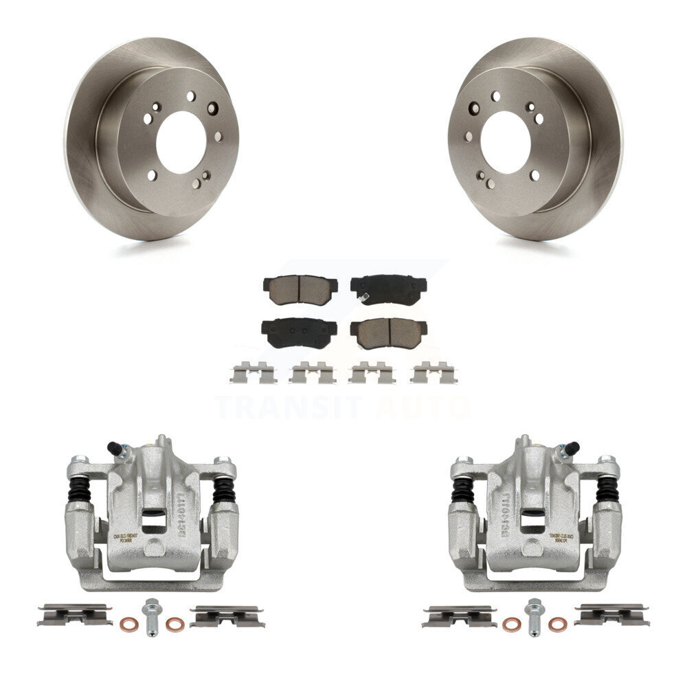 Rear Disc Brake Caliper Rotors And Ceramic Pads Kit For Hyundai Elantra KC8-100680C
