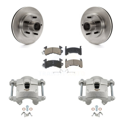 Front Disc Brake Caliper Rotor Ceramic Pad Kit For Chevrolet S10 GMC Sonoma Blazer Jimmy KC8-100721C