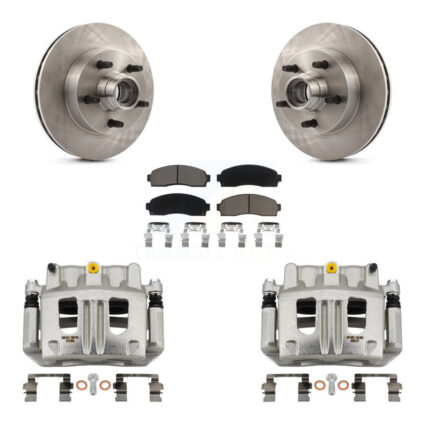 Front Disc Brake Caliper Rotors And Ceramic Pads Kit For Mazda B3000 B2300 B4000 KC8-100737C