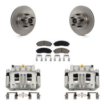 Front Disc Brake Caliper Rotor & Ceramic Pad Kit For Ford Ranger Mazda B3000 B2300 B4000 KC8-100738C