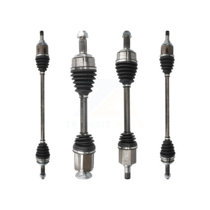 Front Rear CV Axle Drive Shaft Complete Assembly Kit For 2013-2014 Honda CR-V AWD KCV-100176