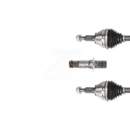 Front CV Axle Drive Shaft Assembly & Intermediate Kit For 2012-2017 Ram 1500 4WD KCV-100195