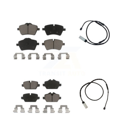 Front Rear Ceramic Disc Brake Pads And Wear Sensor Kit For Mini Cooper Countryman Paceman KCW-100031
