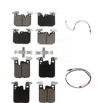 Front Rear Ceramic Disc Brake Pads And Wear Sensors Kit For BMW M3 M2 KCW-100044