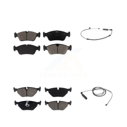 Front Rear Ceramic Disc Brake Pad Wear Sensor Kit For BMW 325i 325Ci 320i 328i 323Ci 323i KCW-100099