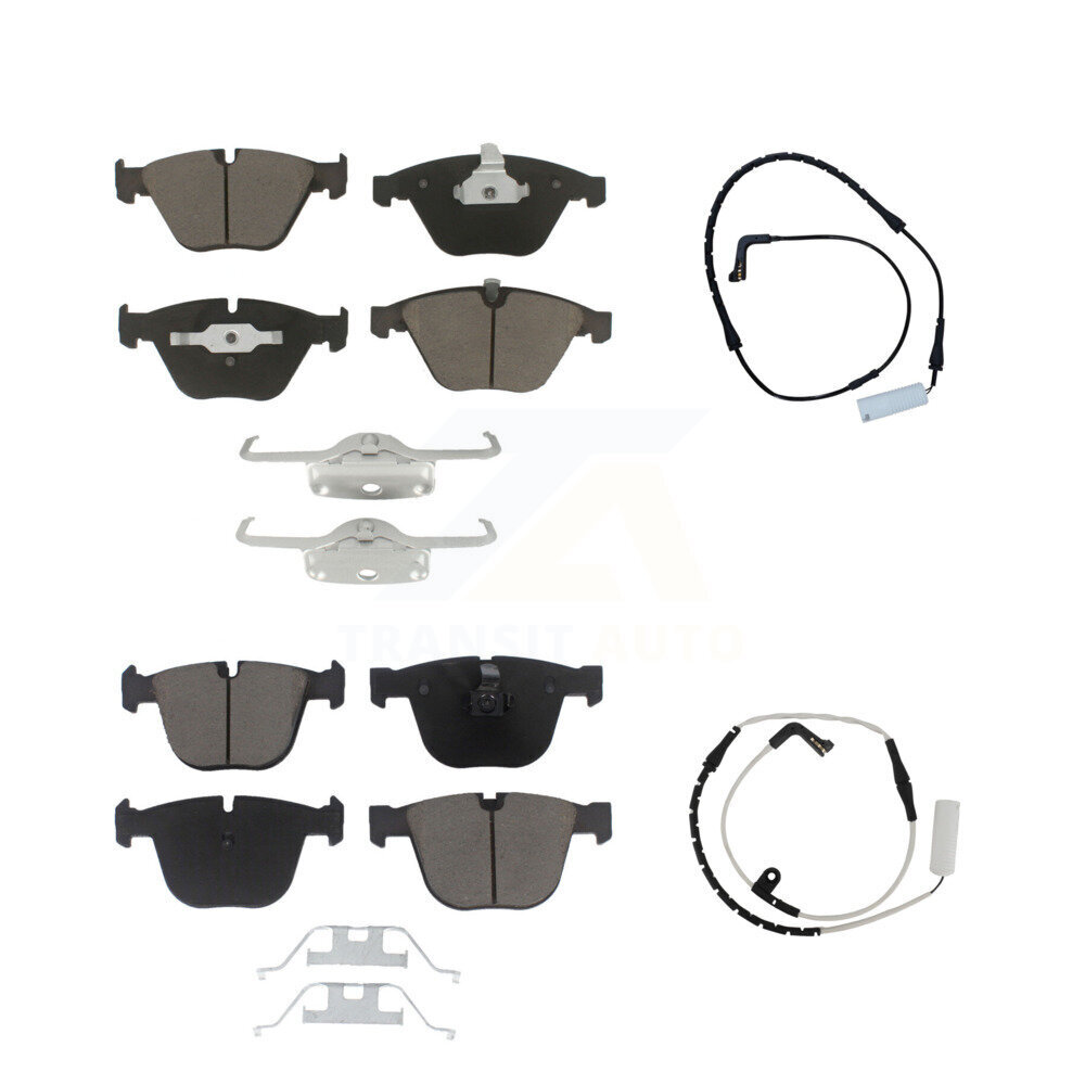 Front Rear Ceramic Brake Pad And Wear Sensor Kit For BMW 750i 750Li 745i 745Li 760Li 760i KCW-100100
