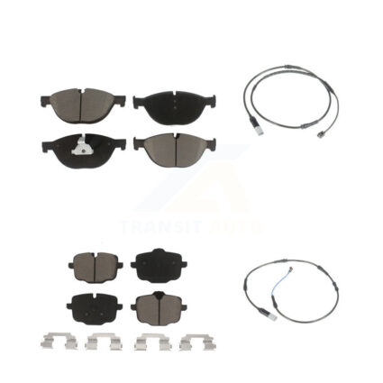 Front Rear Ceramic Disc Brake Pad And Wear Sensor Kit For BMW 650i xDrive Gran Coupe 550i KCW-100139