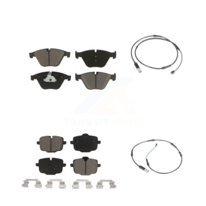 Front Rear Ceramic Disc Brake Pad And Wear Sensor Kit For BMW 535i 640i Gran Coupe xDrive KCW-100142