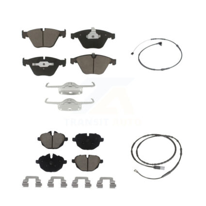 Front Rear Ceramic Disc Brake Pads And Wear Sensors Kit For BMW Z4 KCW-100154
