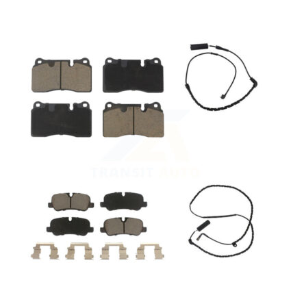 Front Rear Ceramic Brake Pads Wear Sensor Kit For Land Rover Range 4.2L with Supercharged KCW-100164