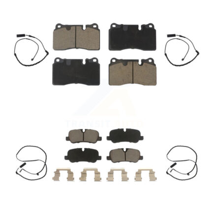 Front Rear Ceramic Brake Pads Wear Sensor Kit For Land Rover Range 4.2L with Supercharged KCW-100179