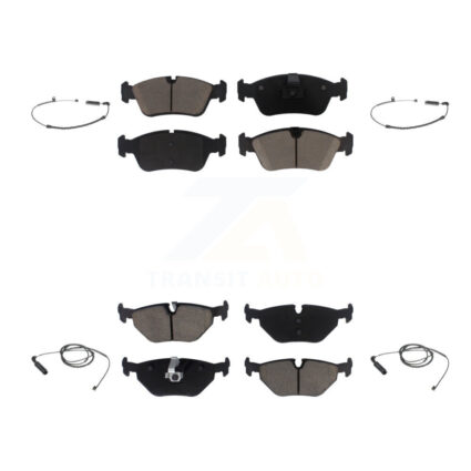 Front Rear Ceramic Disc Brake Pad Wear Sensor Kit For BMW 325i 325Ci 320i 328i 323Ci 323i KCW-100199