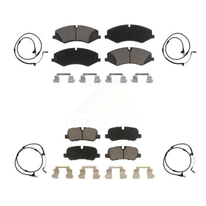 Front Rear Ceramic Brake Pads Wear Sensor Kit For Land Rover Range Sport with 360mm Rotor KCW-100204