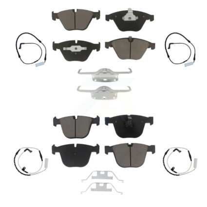 Front Rear Ceramic Brake Pad And Wear Sensor Kit For BMW 750i 750Li 745i 745Li 760Li 760i KCW-100230