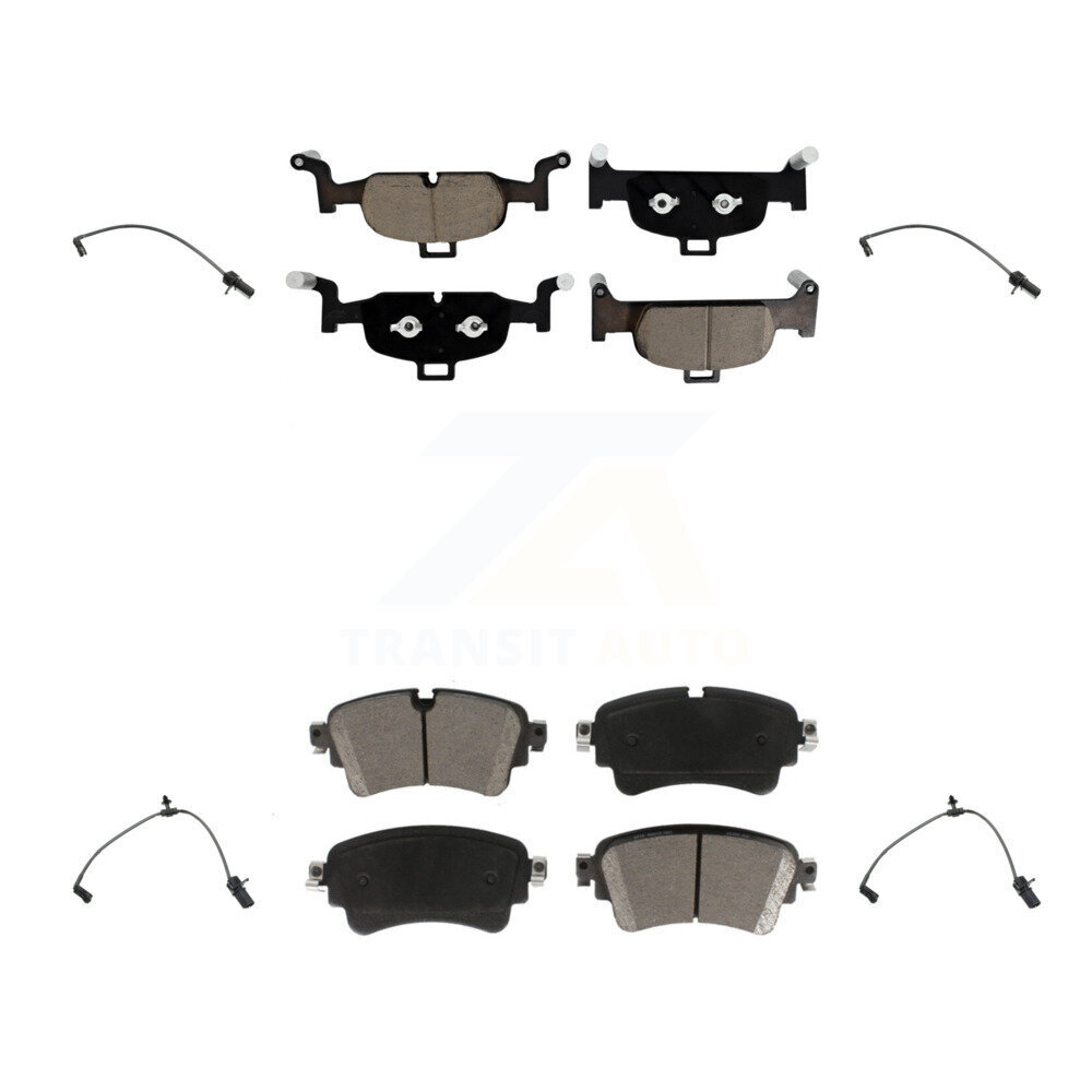 Front Rear Ceramic Brake Pad And Wear Sensor Kit For Audi A4 Quattro A5 Sportback allroad KCW-100280