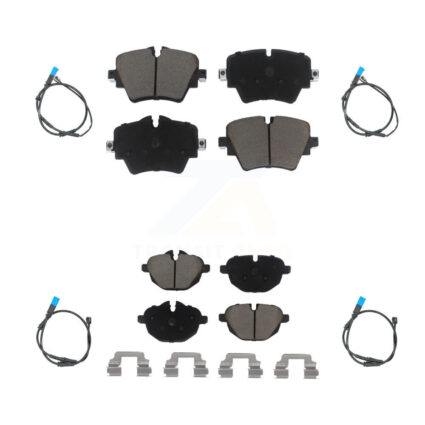 Front Rear Ceramic Disc Brake Pads And Wear Sensors Kit For BMW X3 KCW-100282