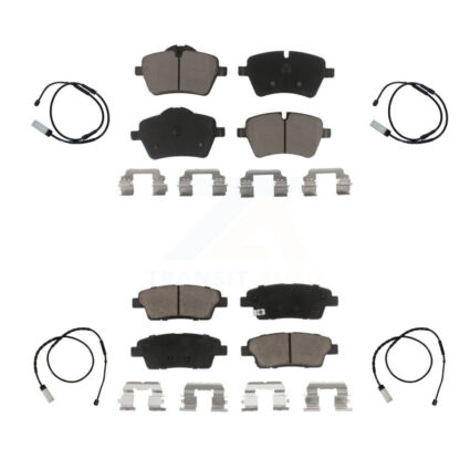 Front Rear Ceramic Disc Brake Pads And Wear Sensor Kit For Mini Cooper Countryman Paceman KCW-100302