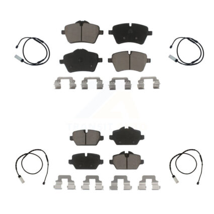 Front Rear Ceramic Disc Brake Pads And Wear Sensor Kit For Mini Cooper Countryman Paceman KCW-100303
