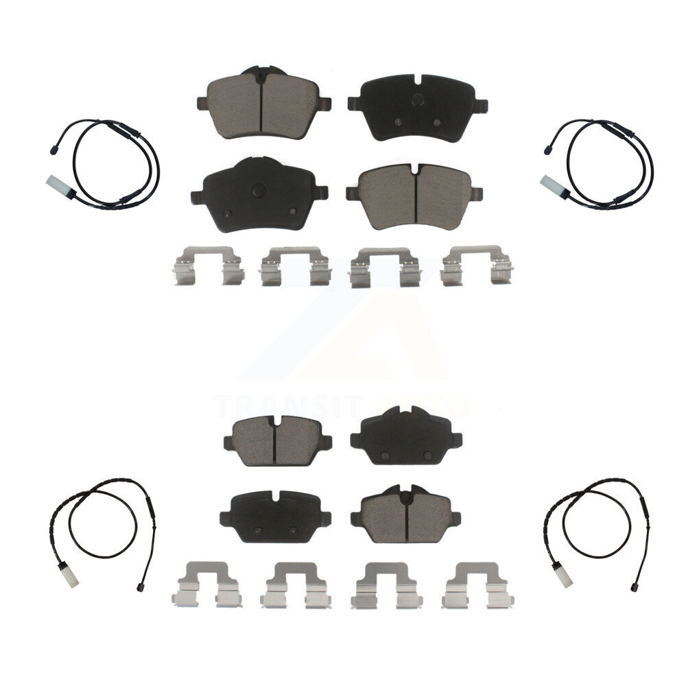 Front Rear Ceramic Disc Brake Pads And Wear Sensor Kit For Mini Cooper Countryman Paceman KCW-100303