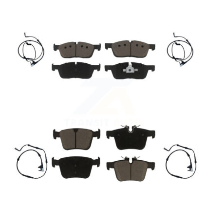 Front Rear Ceramic Disc Brake Pads And Wear Sensors Kit For Land Rover Discovery Sport KCW-100314