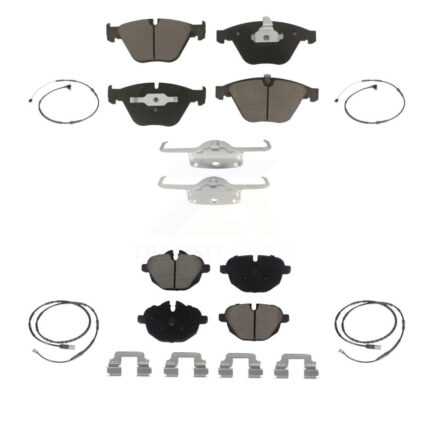 Front Rear Ceramic Disc Brake Pads And Wear Sensors Kit For BMW Z4 KCW-100322
