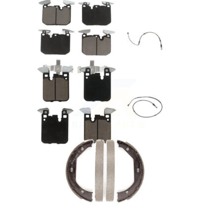 Front Rear Ceramic Brake Pad Wear Sensor Kit (5Pc) For BMW 435i xDrive 440i Gran Coupe M2 KCW-100352