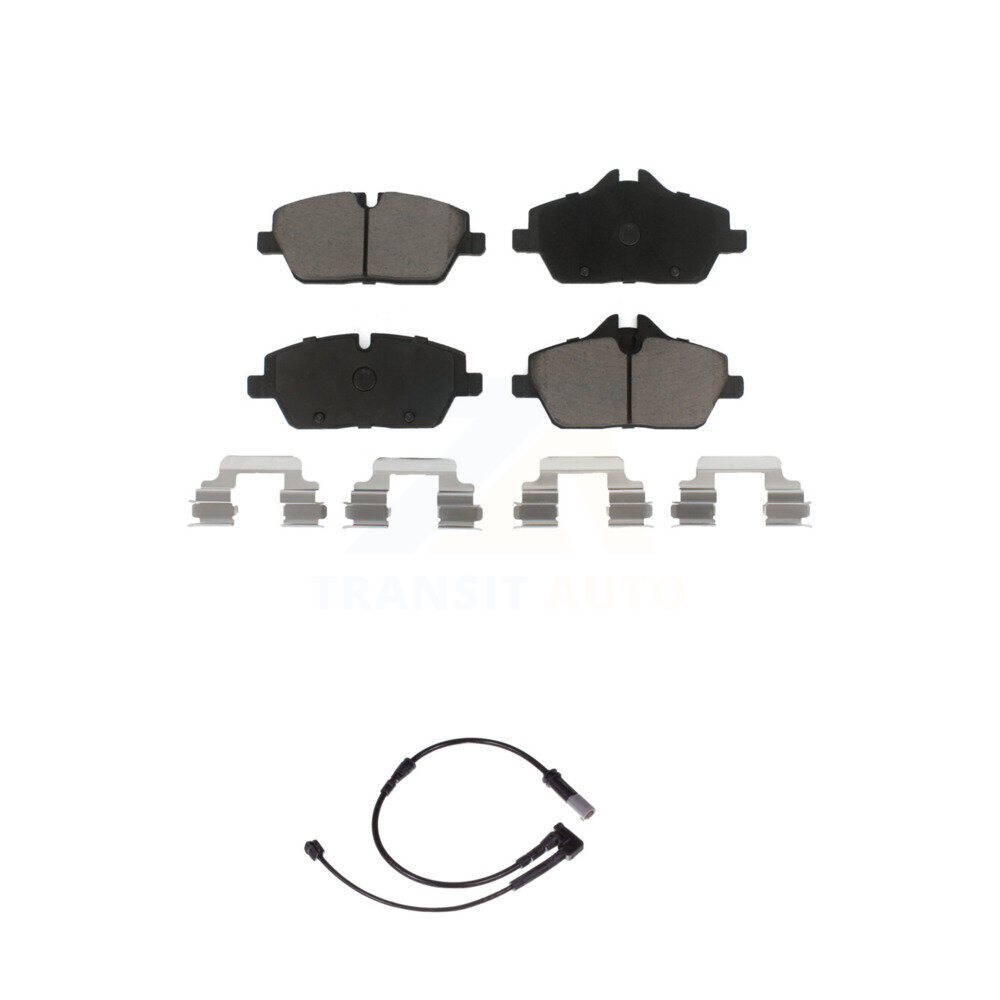 Front Ceramic Disc Brake Pads And Wear Sensors Kit For Mini Cooper KCW-100461
