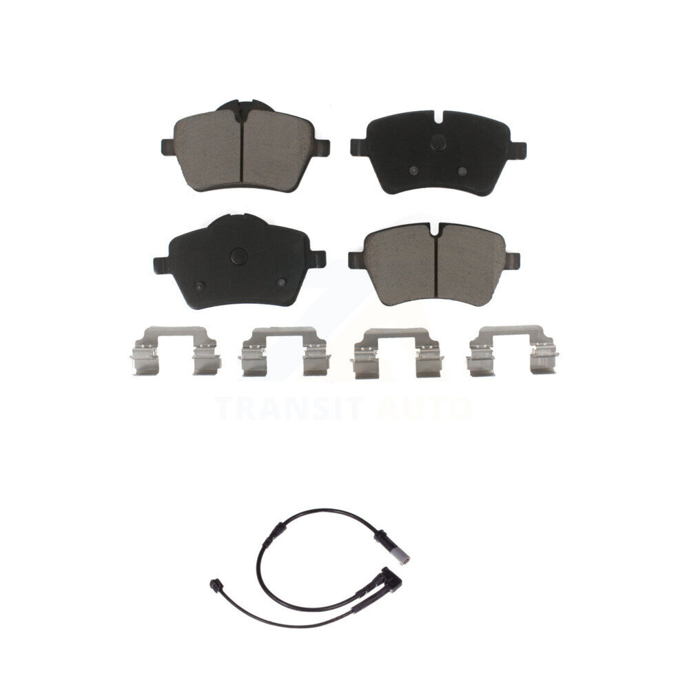 Front Ceramic Disc Brake Pads And Wear Sensors Kit For Mini Cooper KCW-100464