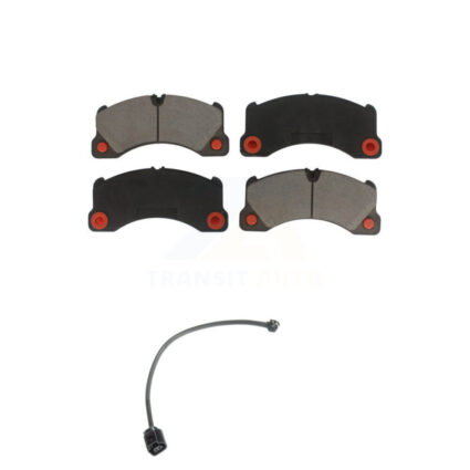 Front Ceramic Brake Pad & Wear Sensor Kit For Porsche Cayenne Volkswagen Touareg Panamera KCW-100470