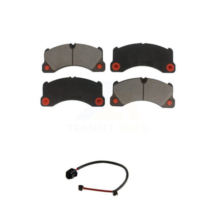 Front Ceramic Disc Brake Pads And Wear Sensors Kit For Porsche Cayenne KCW-100480
