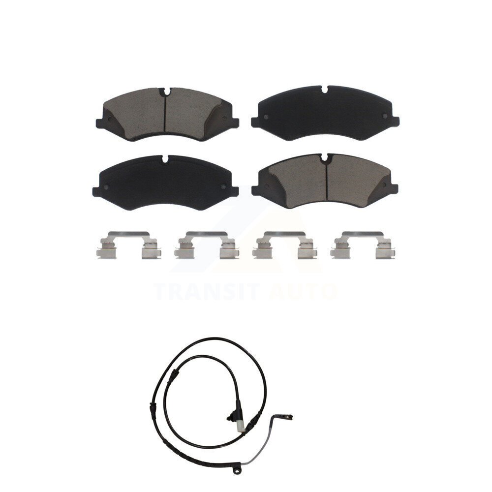 Front Ceramic Brake Pad Wear Sensor Kit For 10-13 Land Rover Range Sport with 360mm Rotor KCW-100495