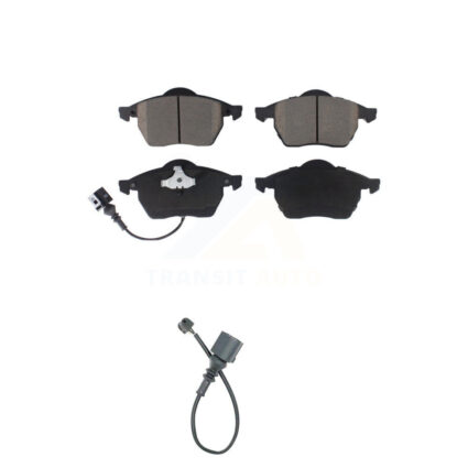 Front Ceramic Disc Brake Pads And Extra Wear Sensors Kit For Audi TT Quattro KCW-100512