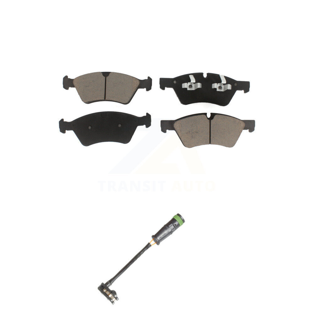 Front Ceramic Brake Pad Wear Sensor Kit For 07-09 Mercedes-Benz E550 4Matic with AWD 5.5L KCW-100520