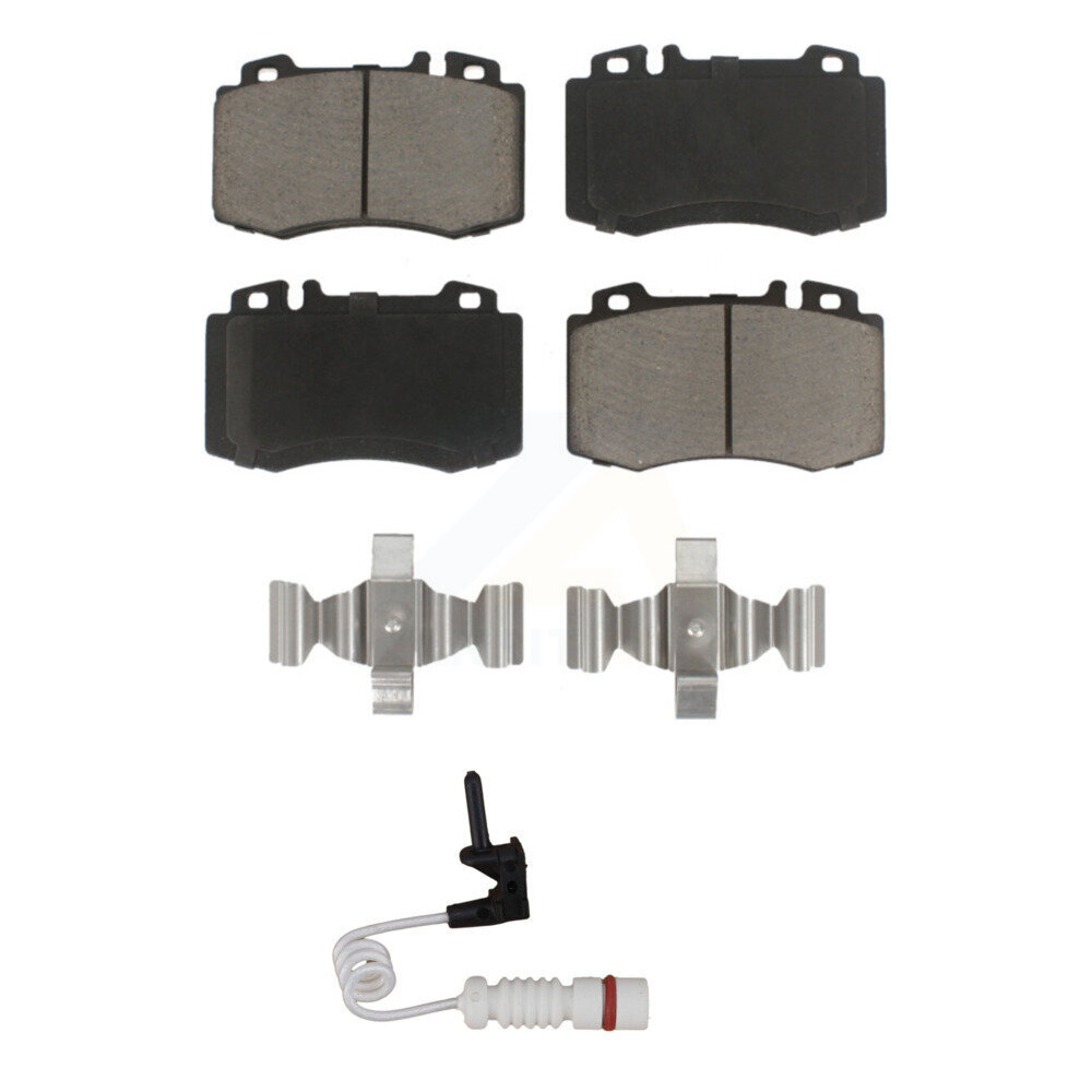 Front Ceramic Disc Brake Pads And Wear Sensors Kit For Mercedes-Benz ML500 ML430 ML55 AMG KCW-100521