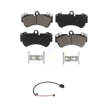 Front Ceramic Disc Brake Pads And Wear Sensors Kit For Porsche Cayenne KCW-100522